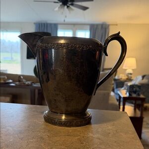 Elegant Silver Pitcher